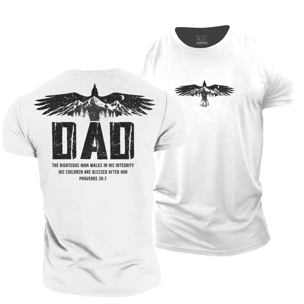 Dad: Built on Integrity Cotton T-Shirt