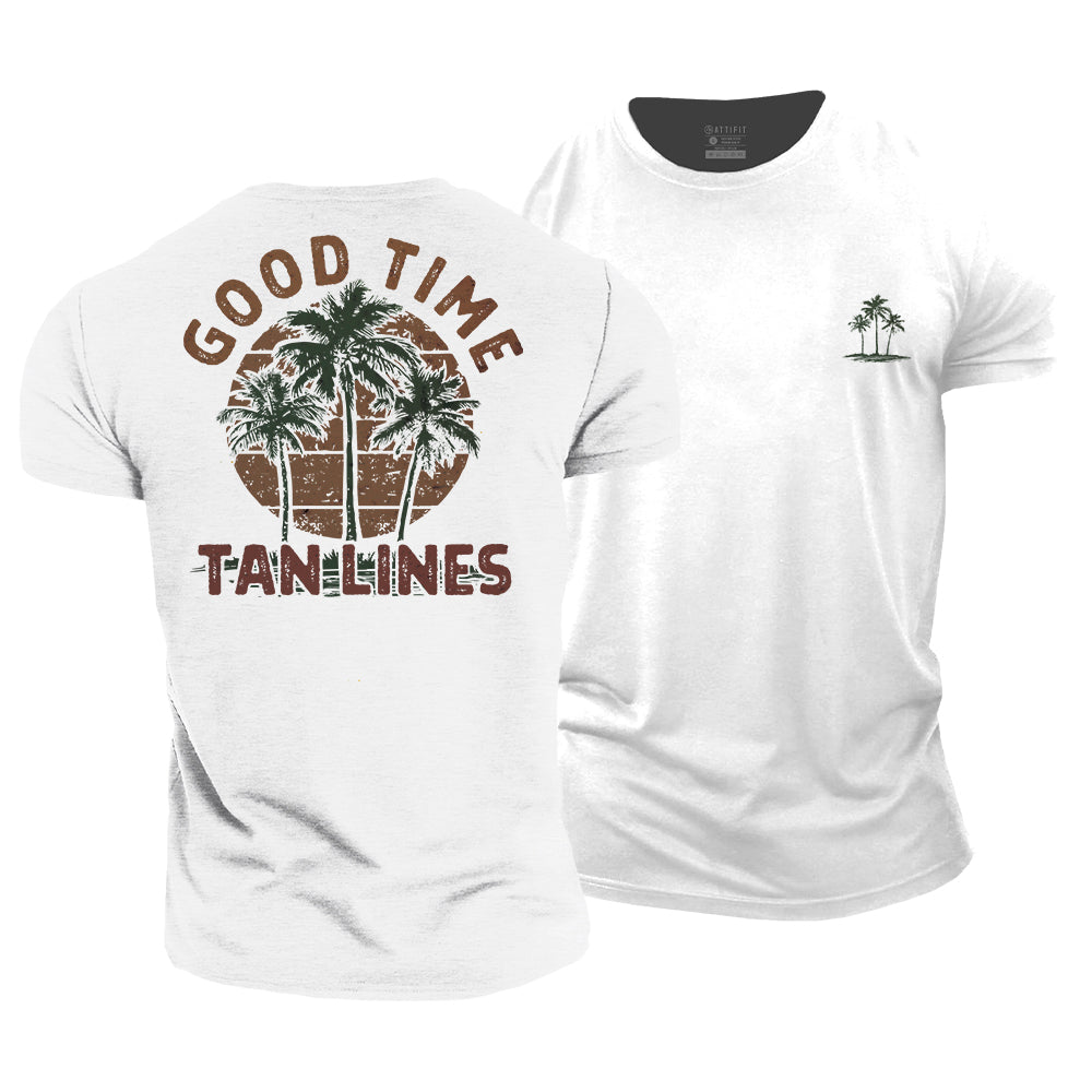 Tan Lines Cotton T-Shirt