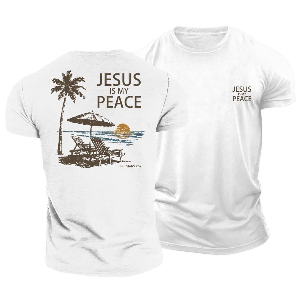Jesus Is My Peace Cotton T-Shirt