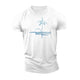 Blue Palm Cotton T-Shirt