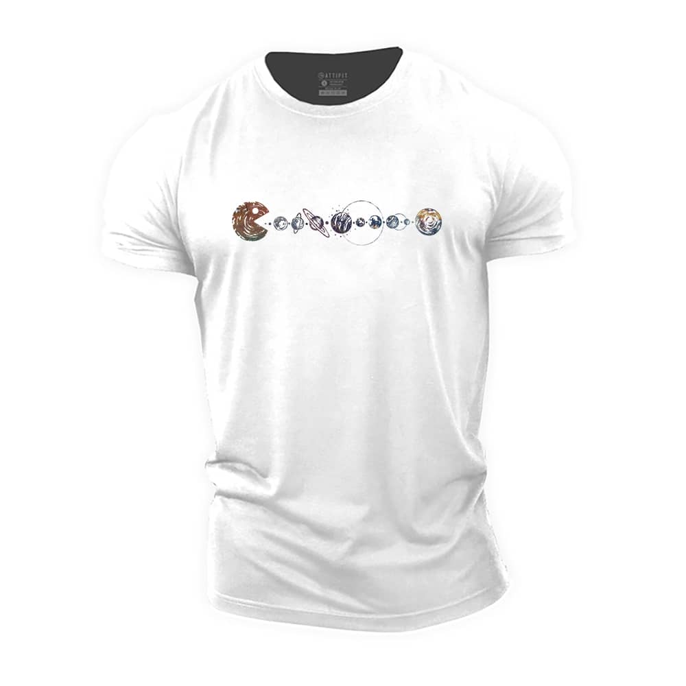 Smiley Galaxy Cotton T-Shirt