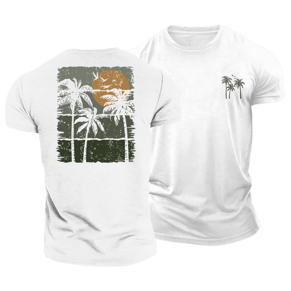 Fresh Palm Tree Cotton T-Shirt