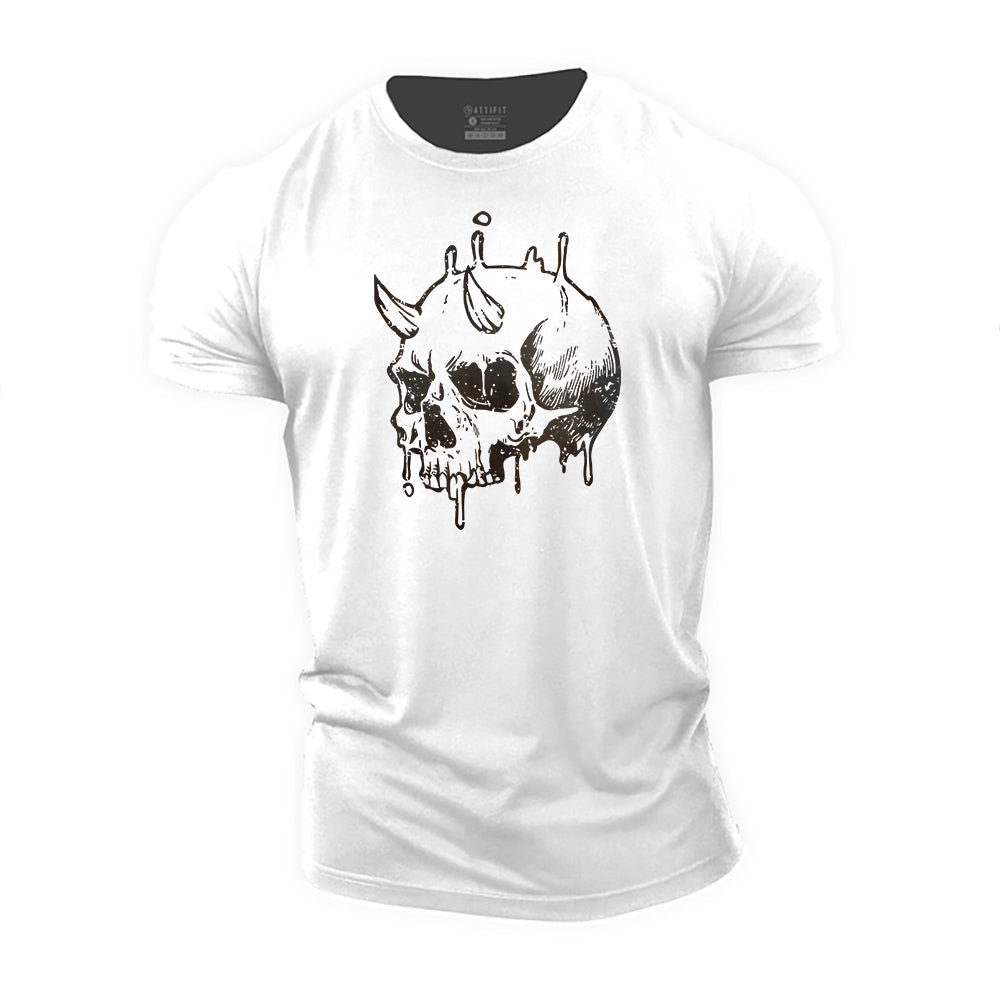 Devil Skull Cotton T-Shirt