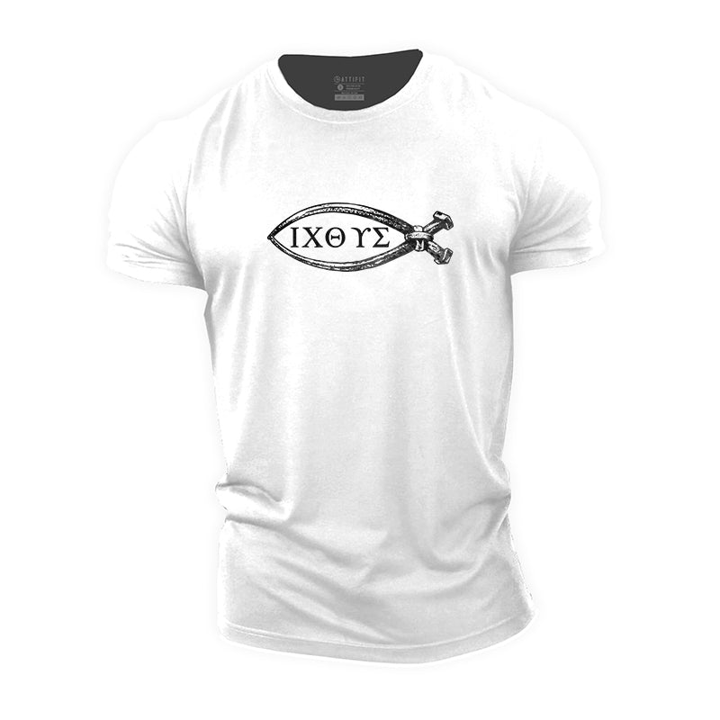 Nail Ichthys Cotton T-Shirt