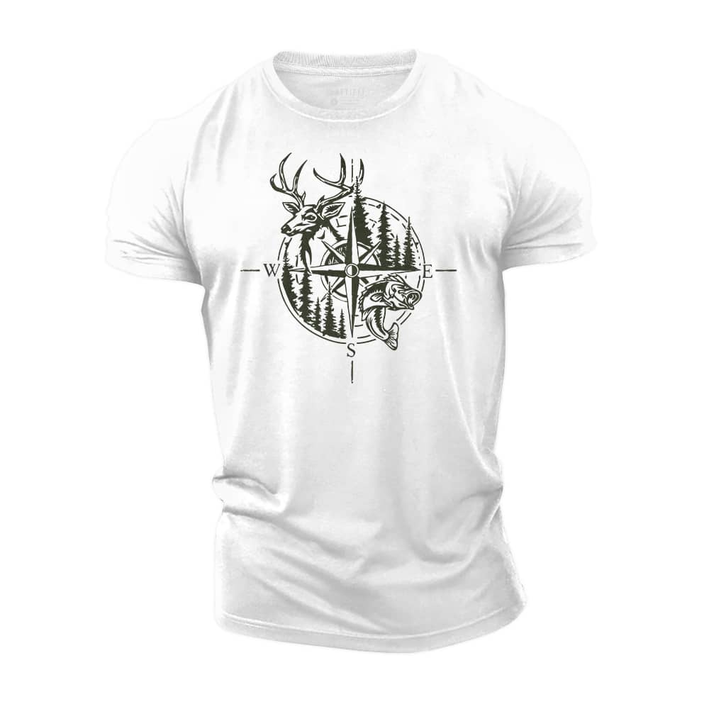 Hunt Compass Cotton T-Shirt