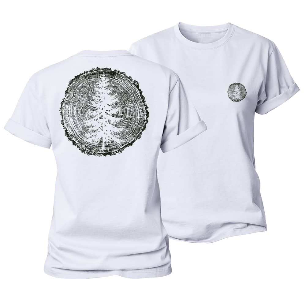 Pine Tree Ring Women's Cotton T-Shirt