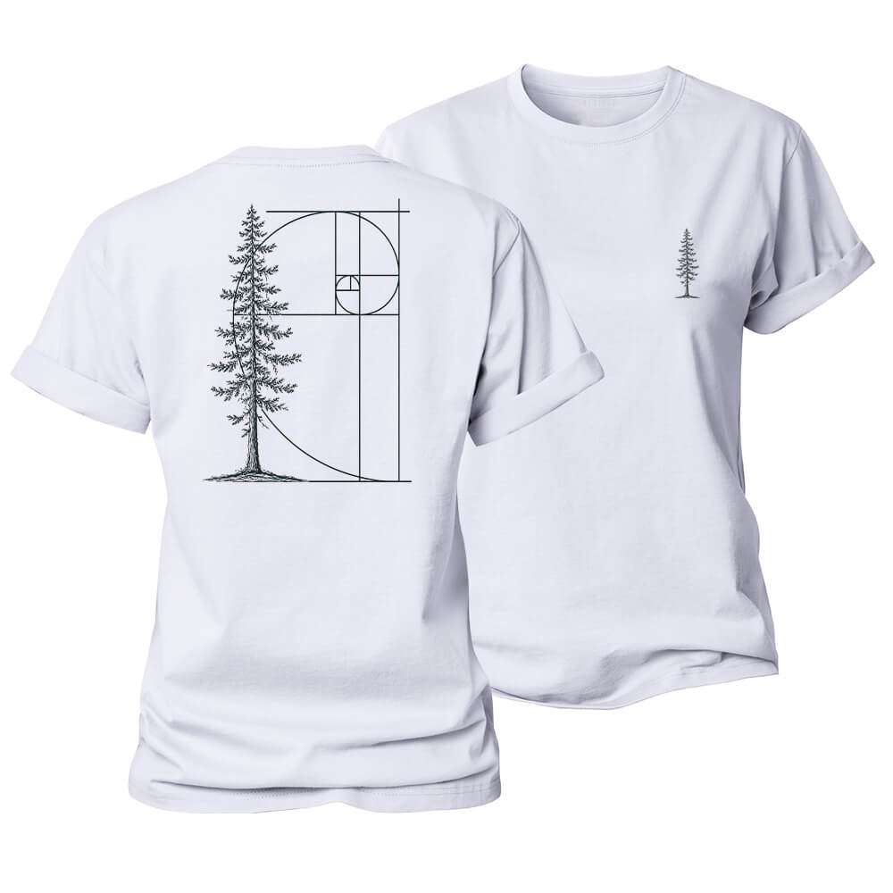 Golden Ratio Pine Women's Cotton T-Shirt
