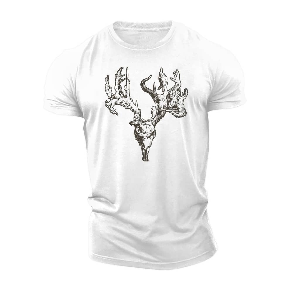 Hunt Deer Cotton T-Shirt