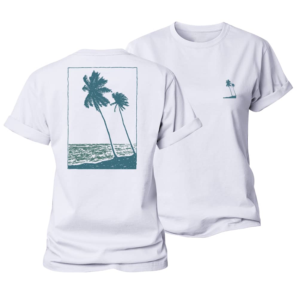 Coastal Palms Women's Cotton T-Shirt