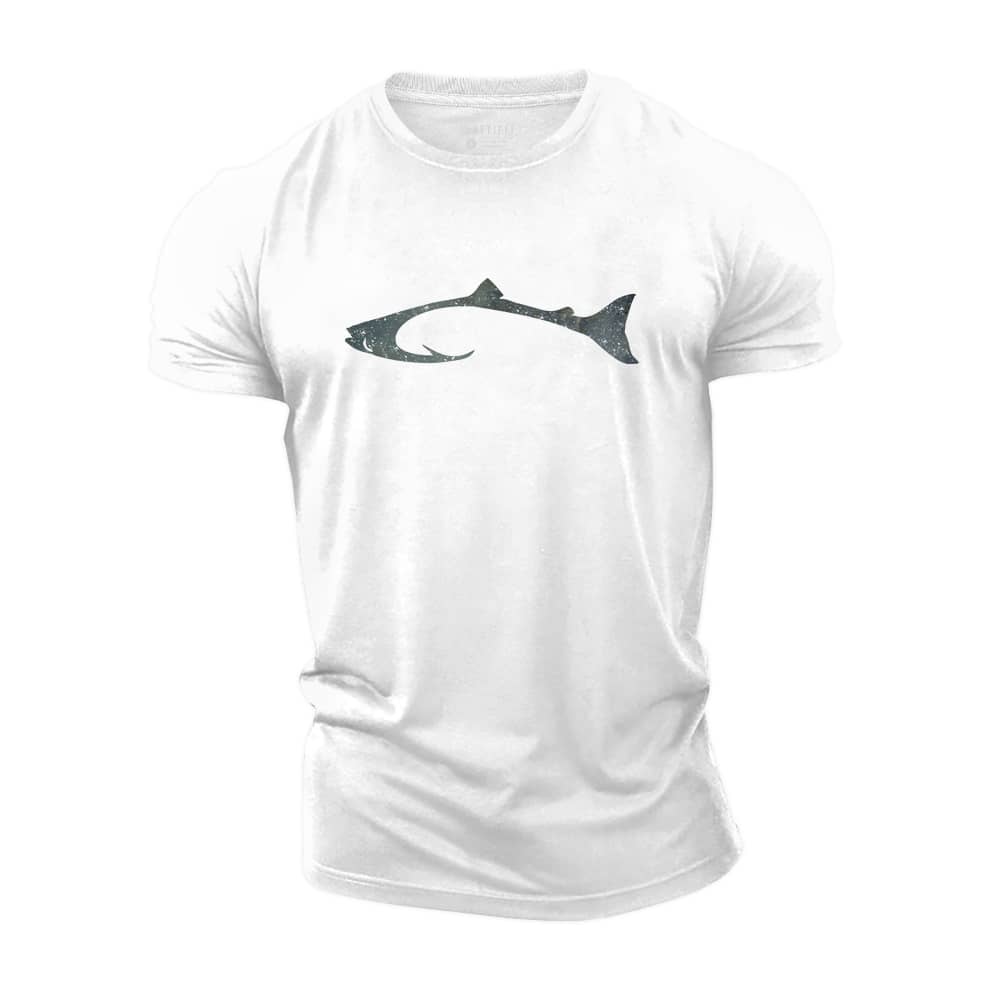 Fish Hook Cotton T-Shirt