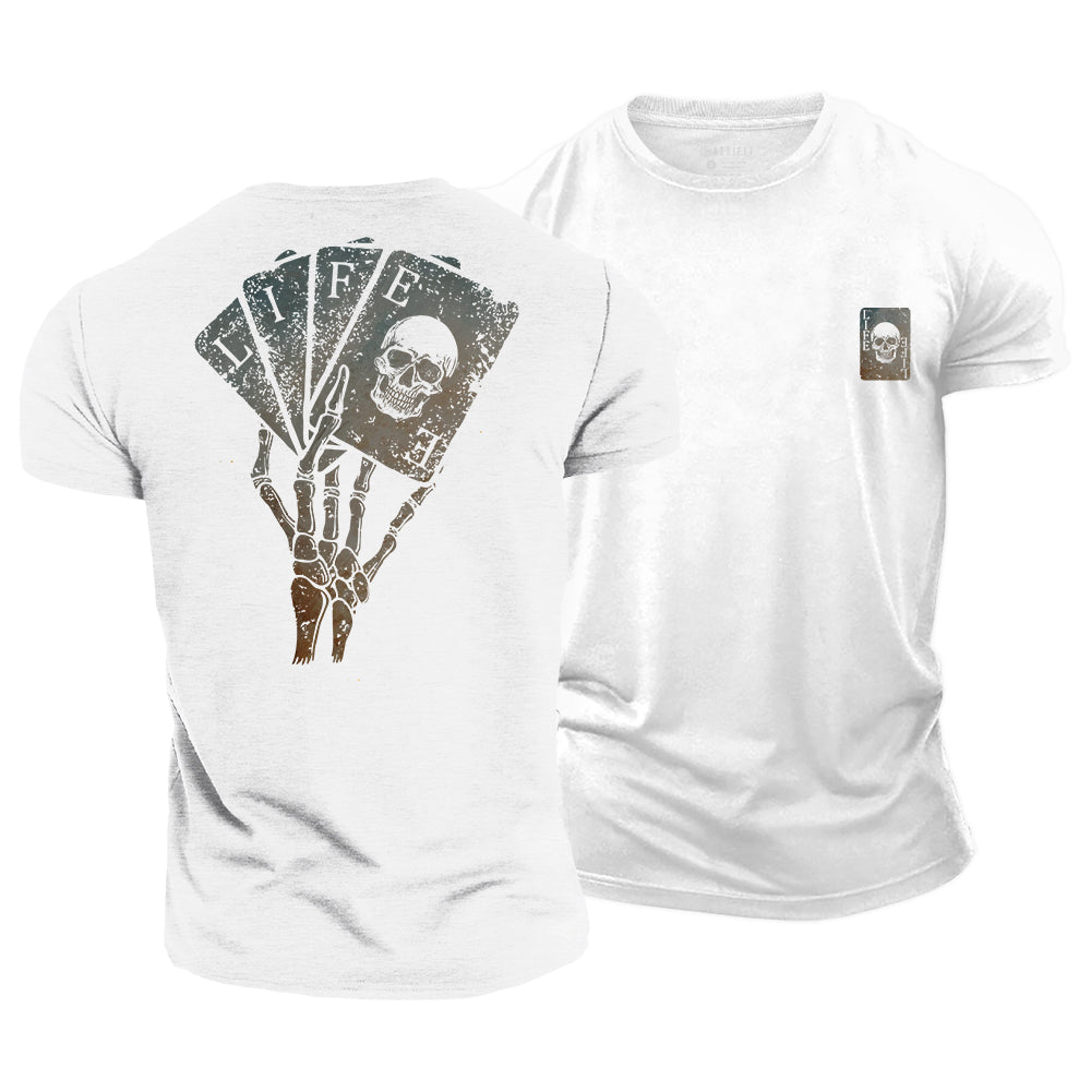 Life Poker Cotton T-Shirt