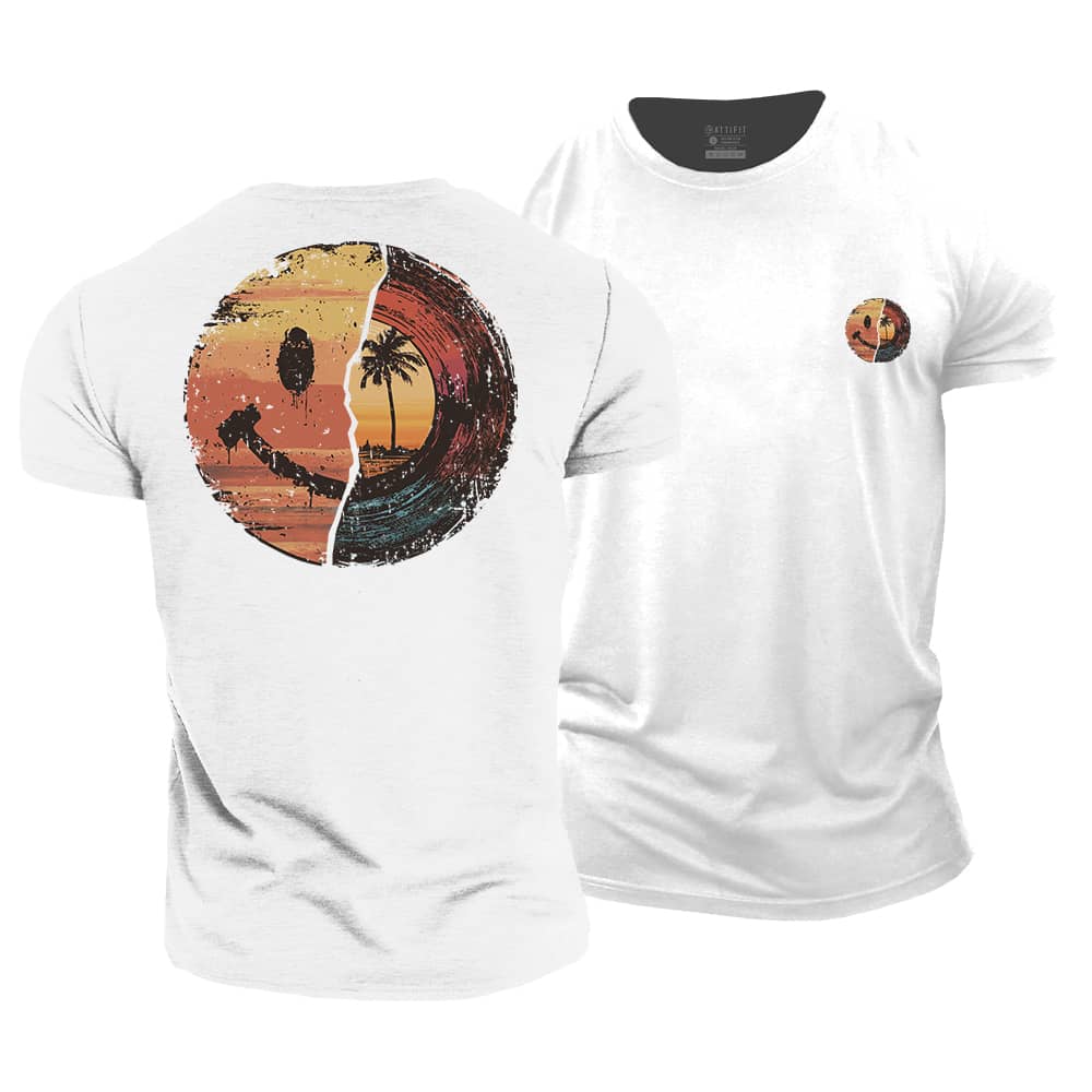 Smiley Sea Records Cotton T-Shirt