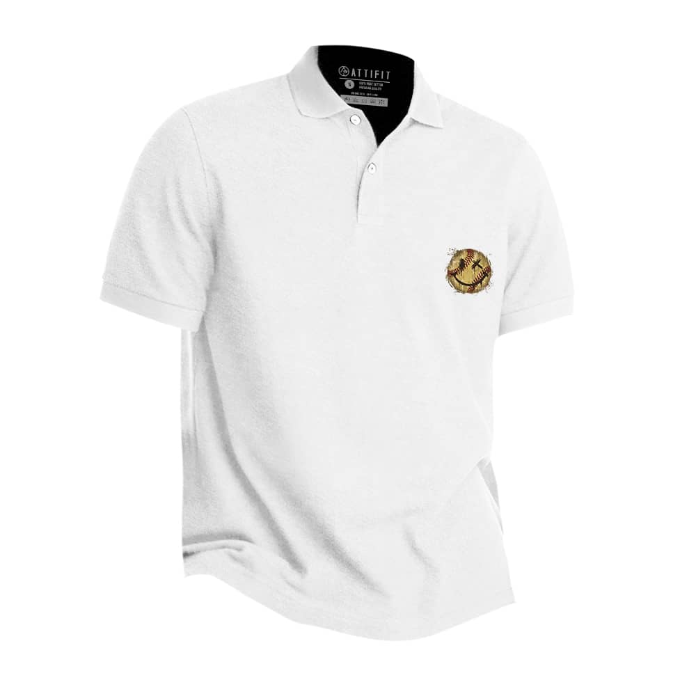 Mini Baseball Smiley Polo Shirt