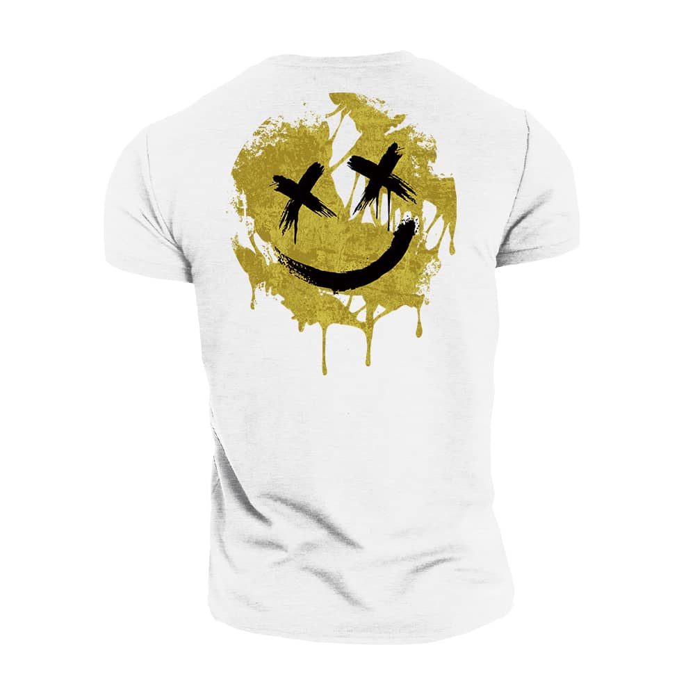 Cracking Smiley Cotton T-Shirt