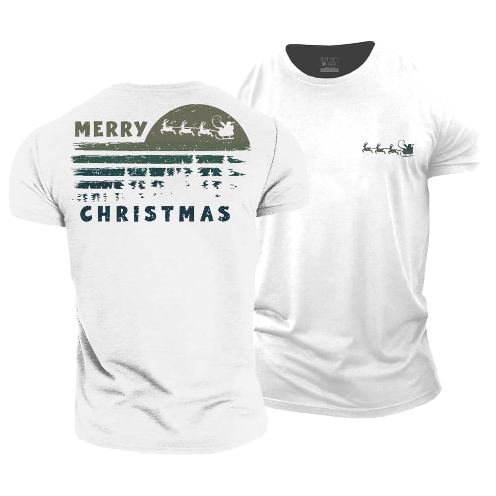 Merry Christmas Cotton T-Shirt