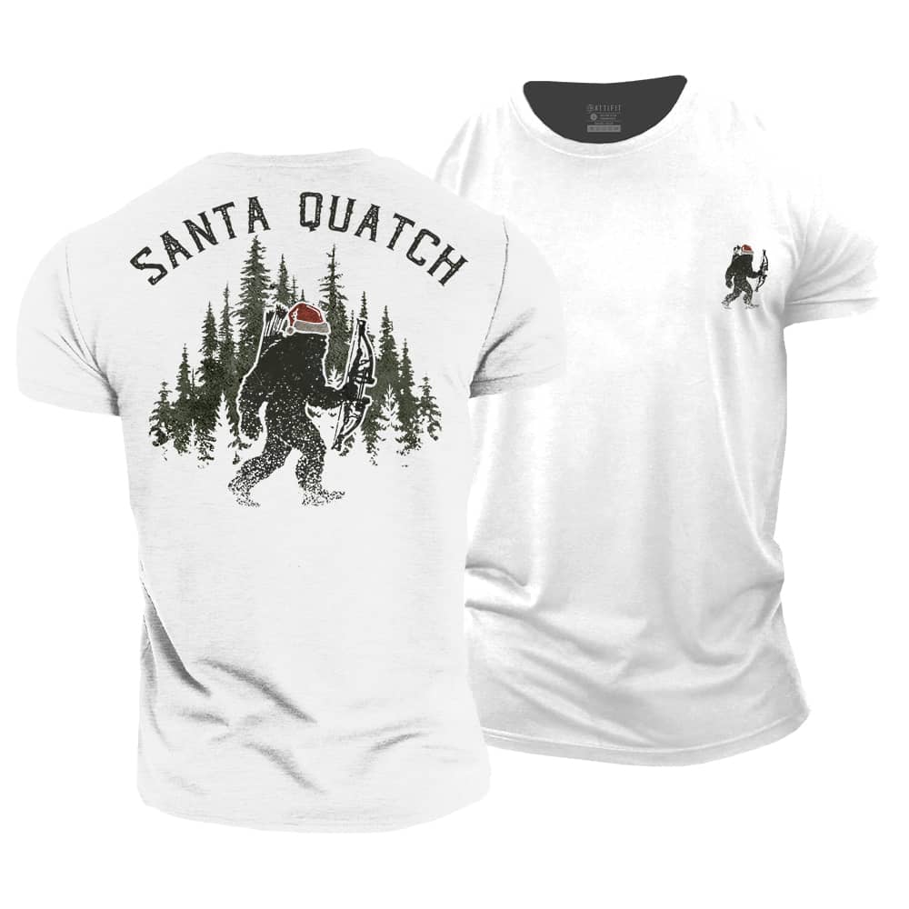 Santa Quatch Cotton T-Shirt