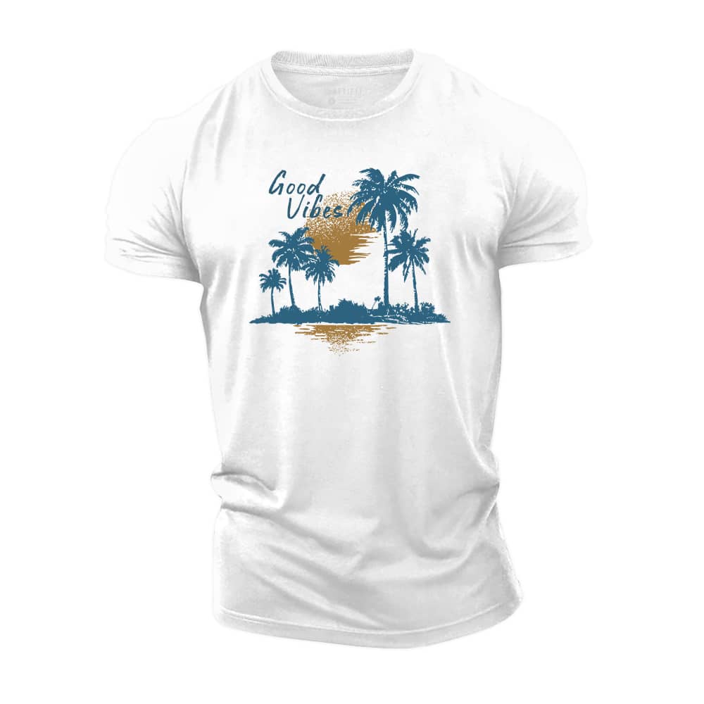 Good Vibes Palm Cotton T-Shirt