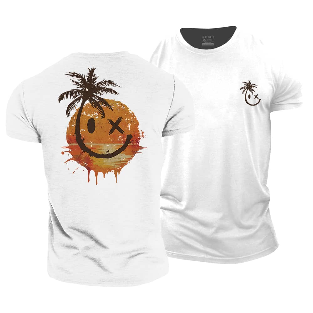Smiley Sea Cotton T-Shirt