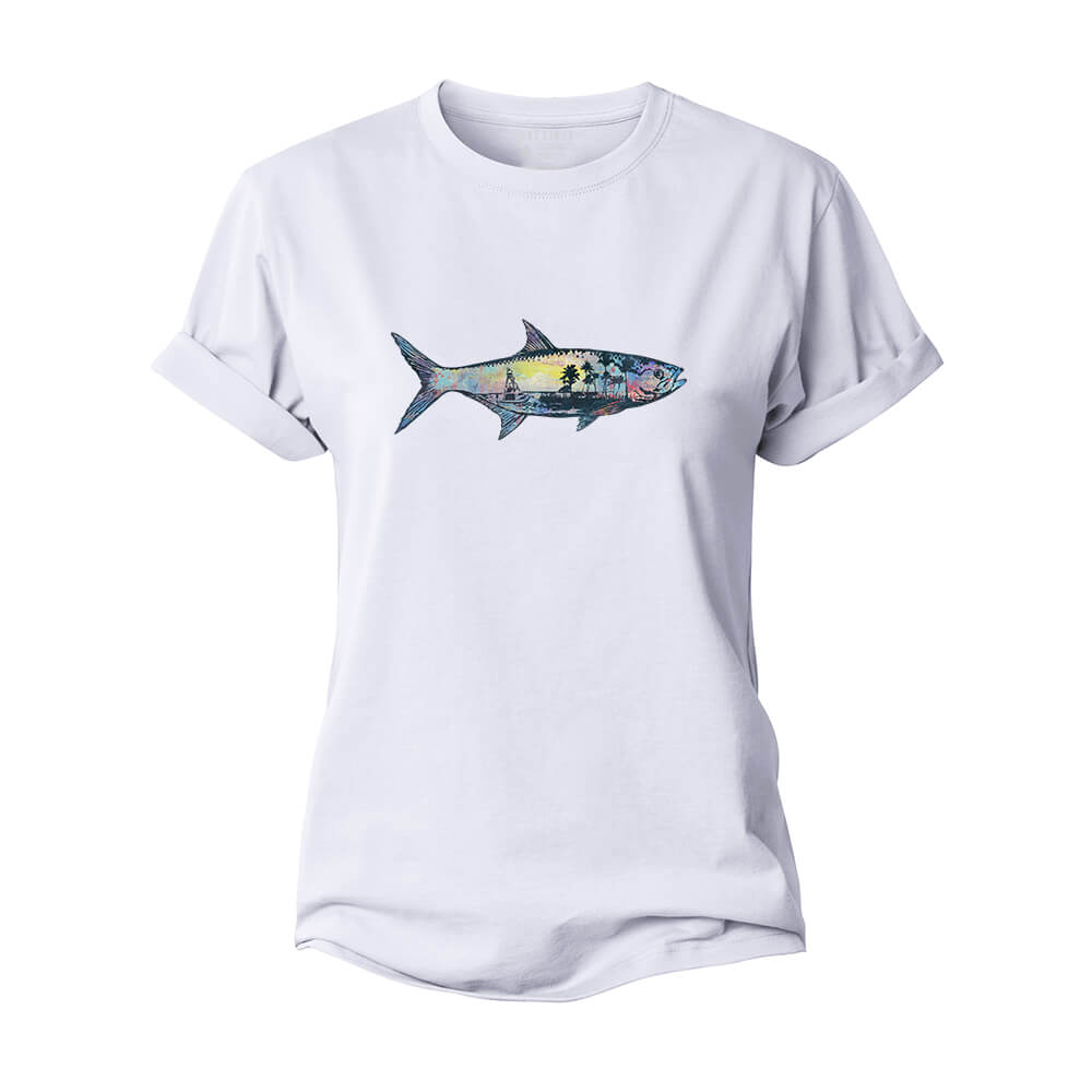 Seaside Fish Women's Cotton T-Shirt