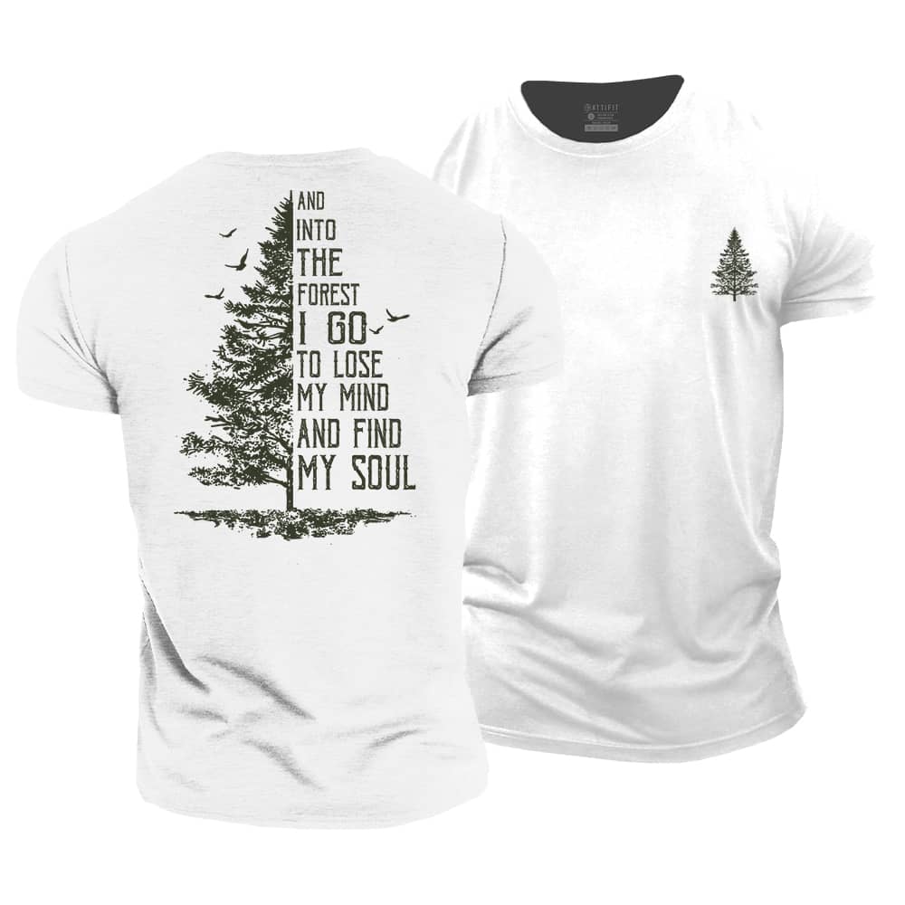 Find Soul In Forest Cotton T-Shirt