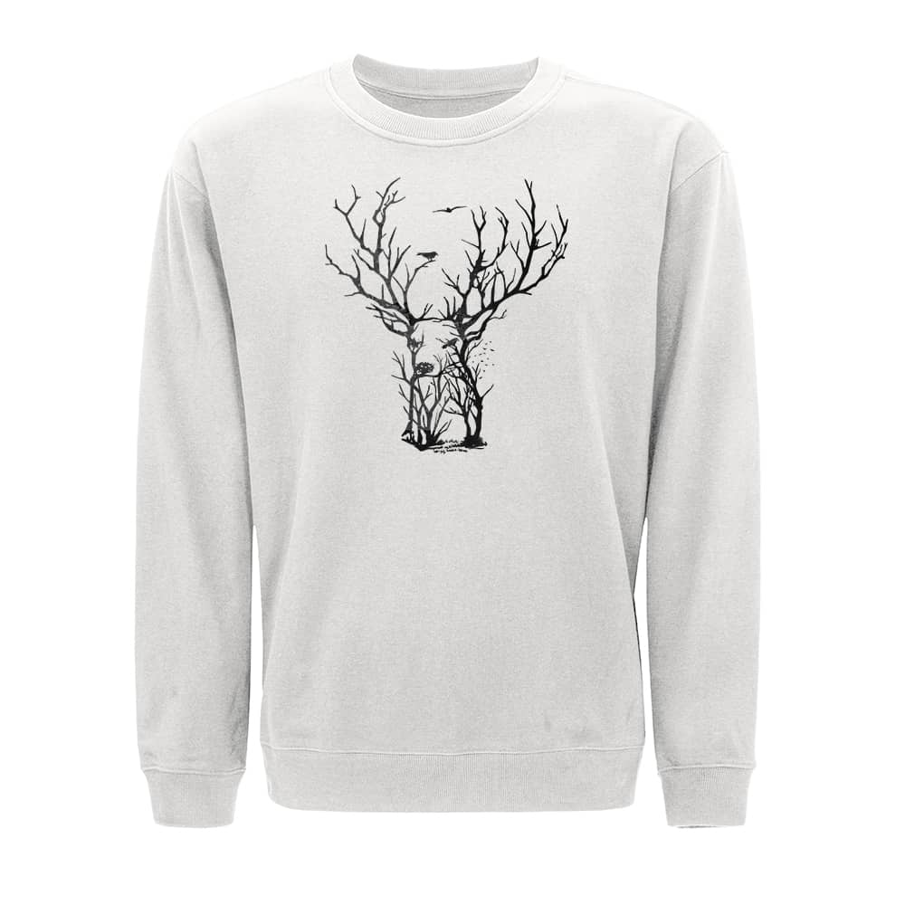 Twig Deer Crewneck Sweatshirt