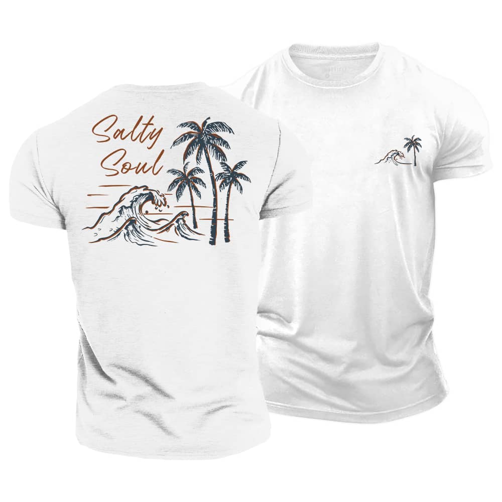 Salty Soul Cotton T-Shirt