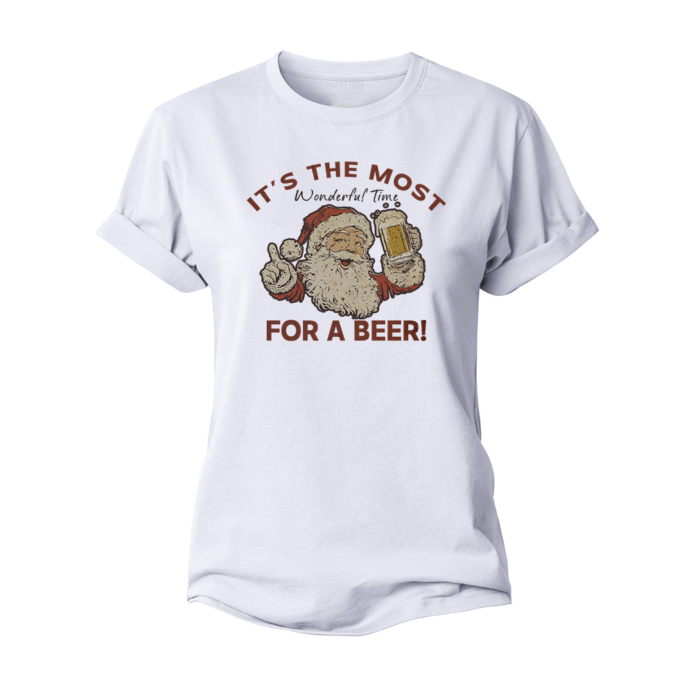 Wonderful Beer Time Women's Cotton T-Shirt