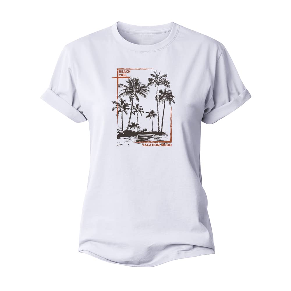 Beach Vibe Women's Cotton T-Shirt
