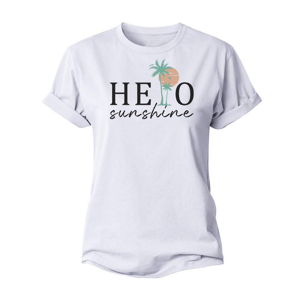 Hello Sunshine Women's Cotton T-Shirt