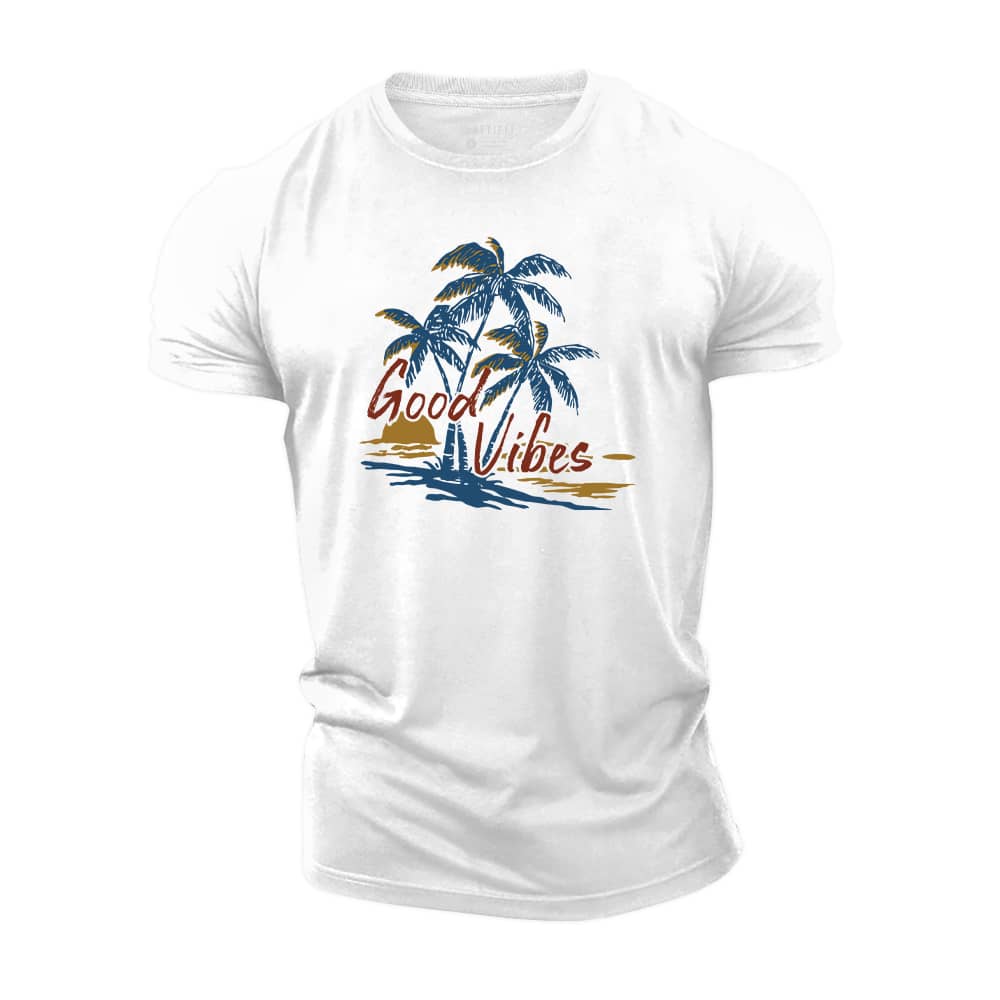 Good Vibes Palm Cotton T-Shirt