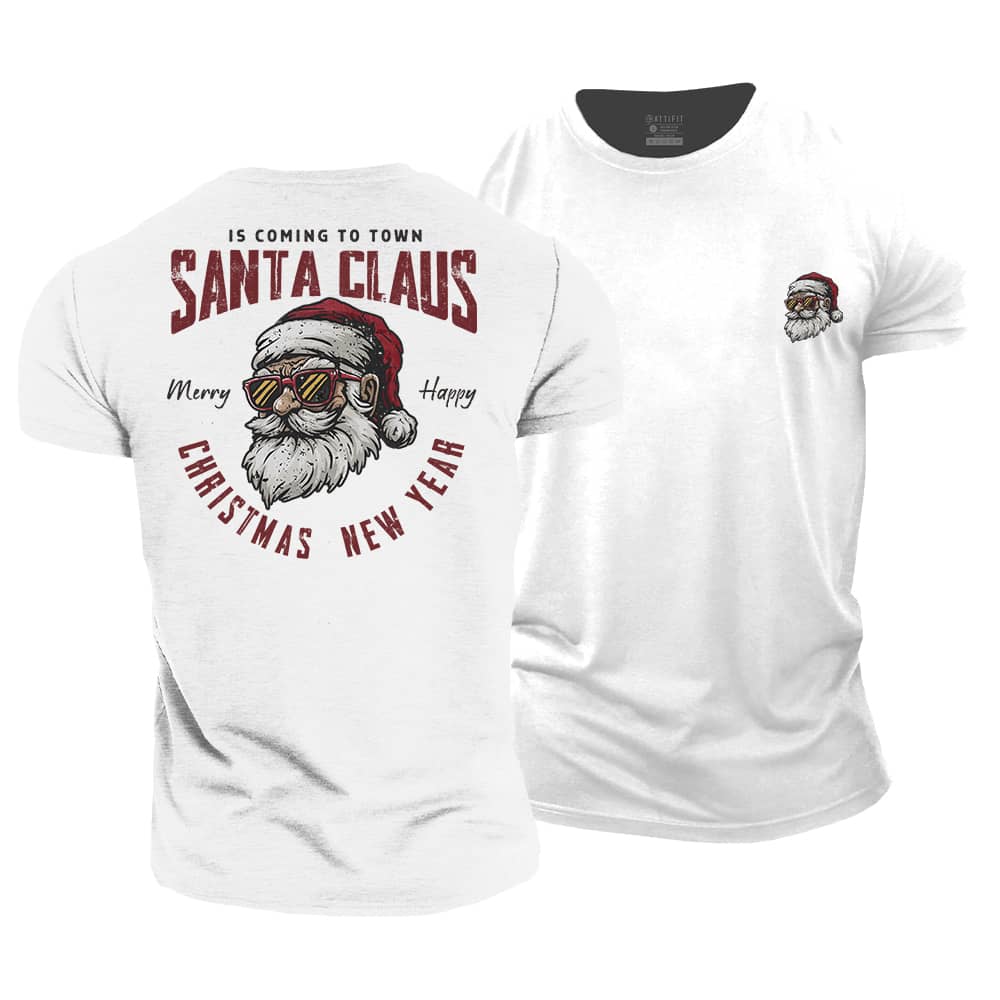 Santa Claus Is Coming Cotton T-Shirt