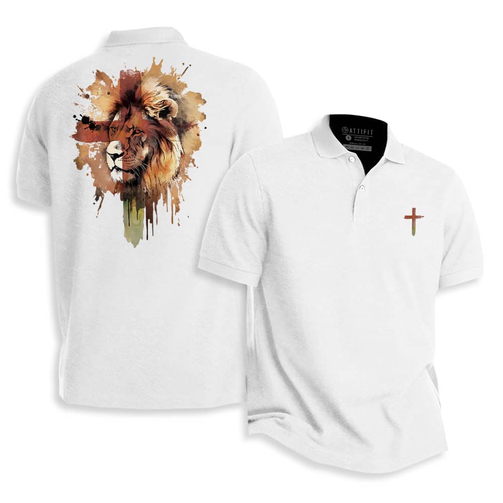 Lion And Cross Polo Shirt