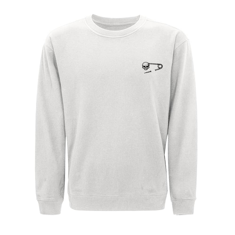 Skull Pin Crewneck Sweatshirt