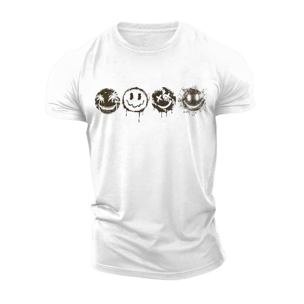 Multiple Smile Cotton T-Shirt