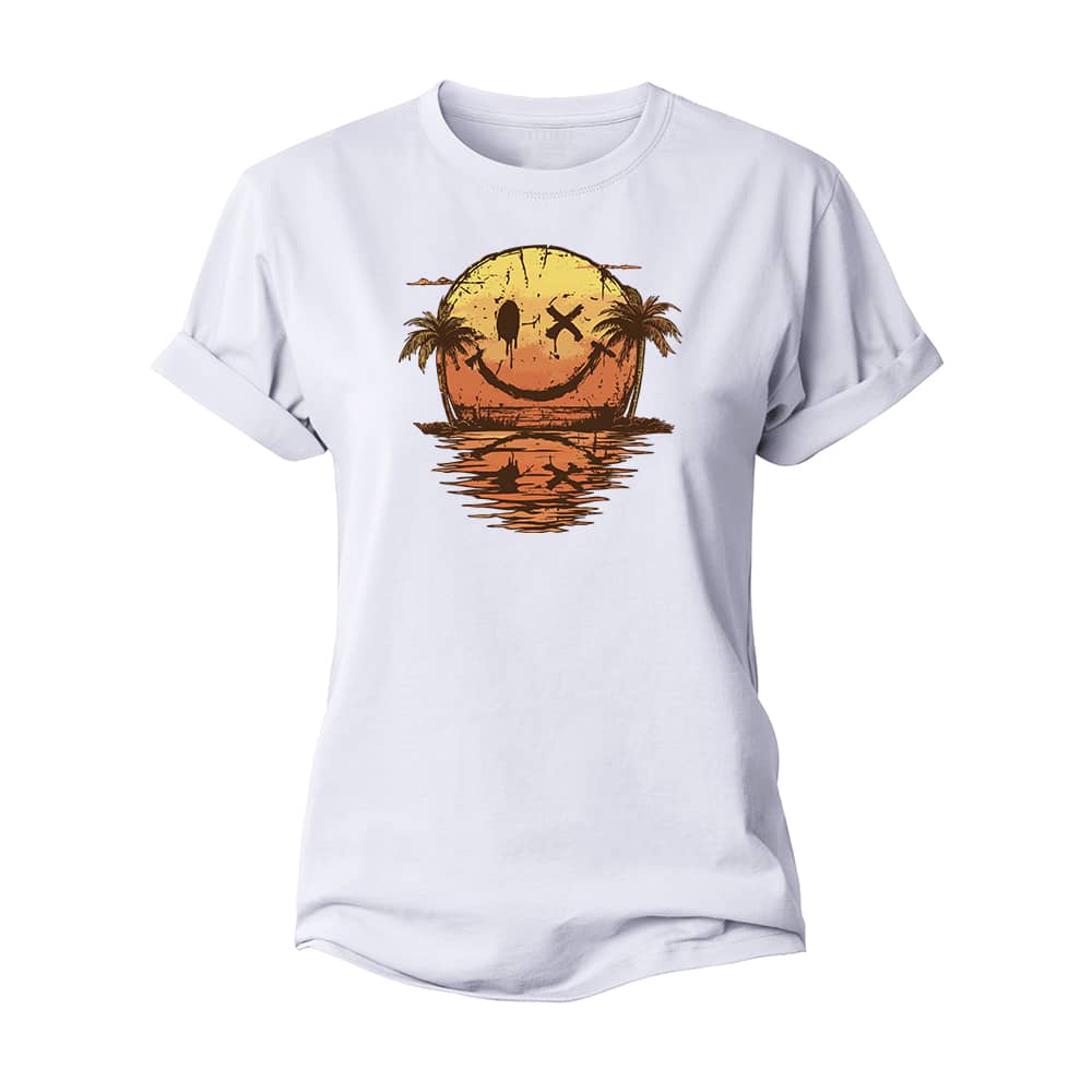 Smiley Sea Women's Cotton T-Shirt