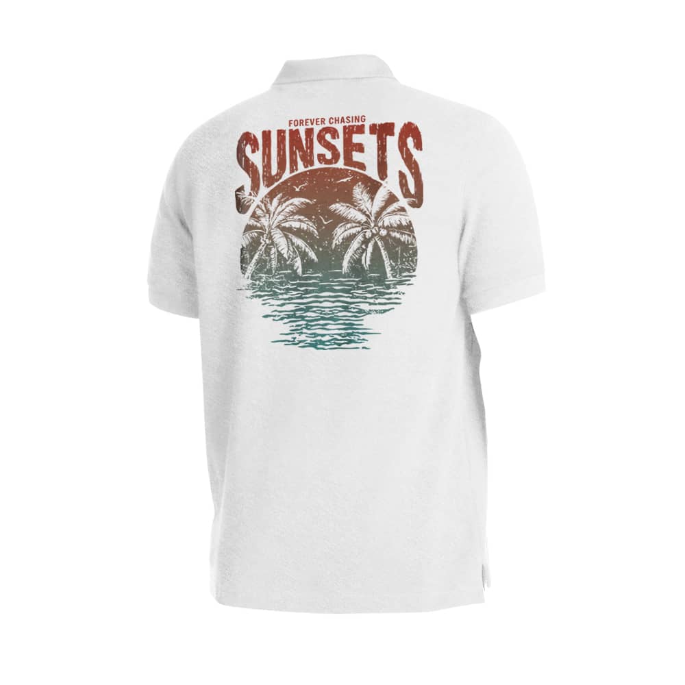 Chasing Sunsets Polo Shirt