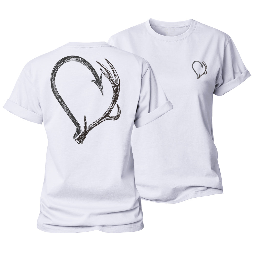Hook Meets Antler Women's Cotton T-Shirt