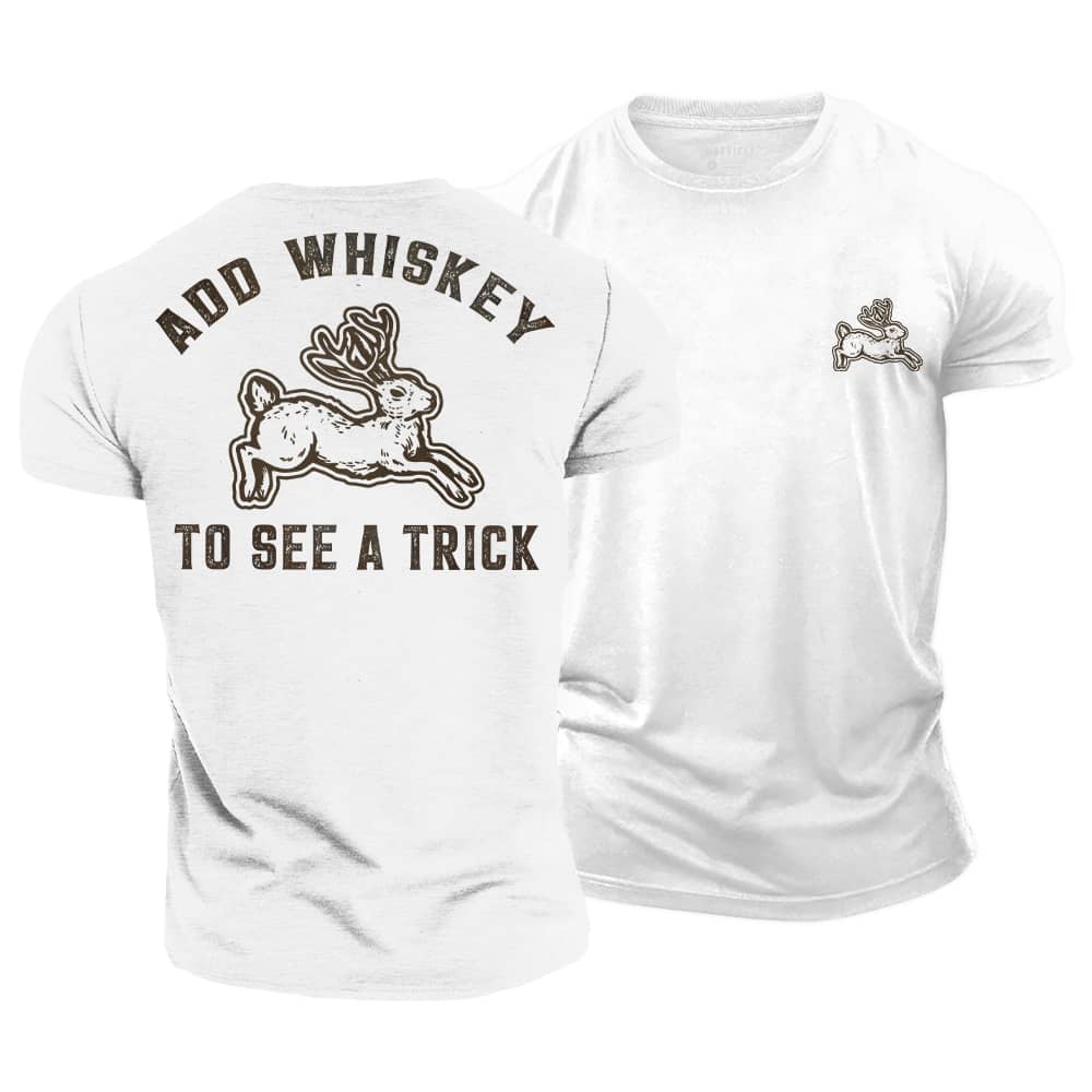 Whiskey Trick Cotton T-Shirt