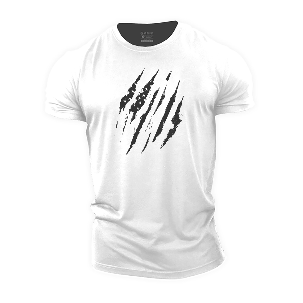 Fierce Claw Marks Cotton T-Shirt