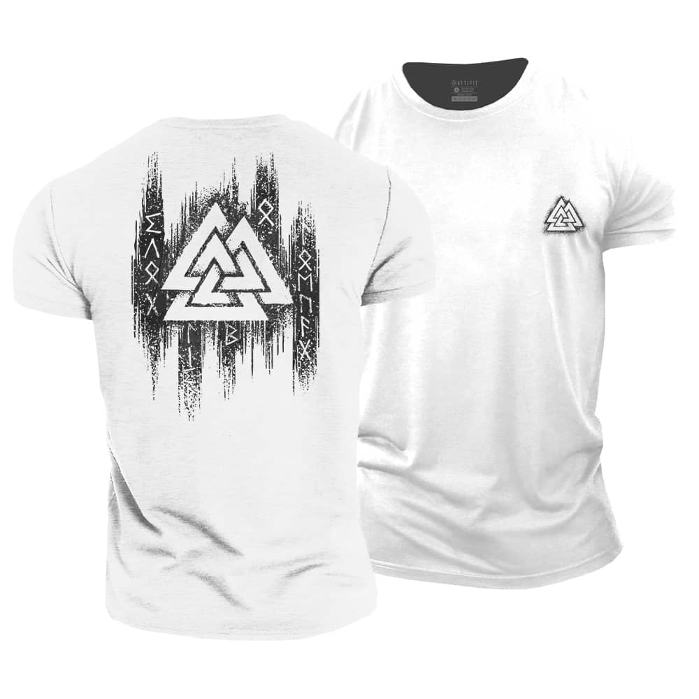 Viking Valknut Cotton T-Shirt