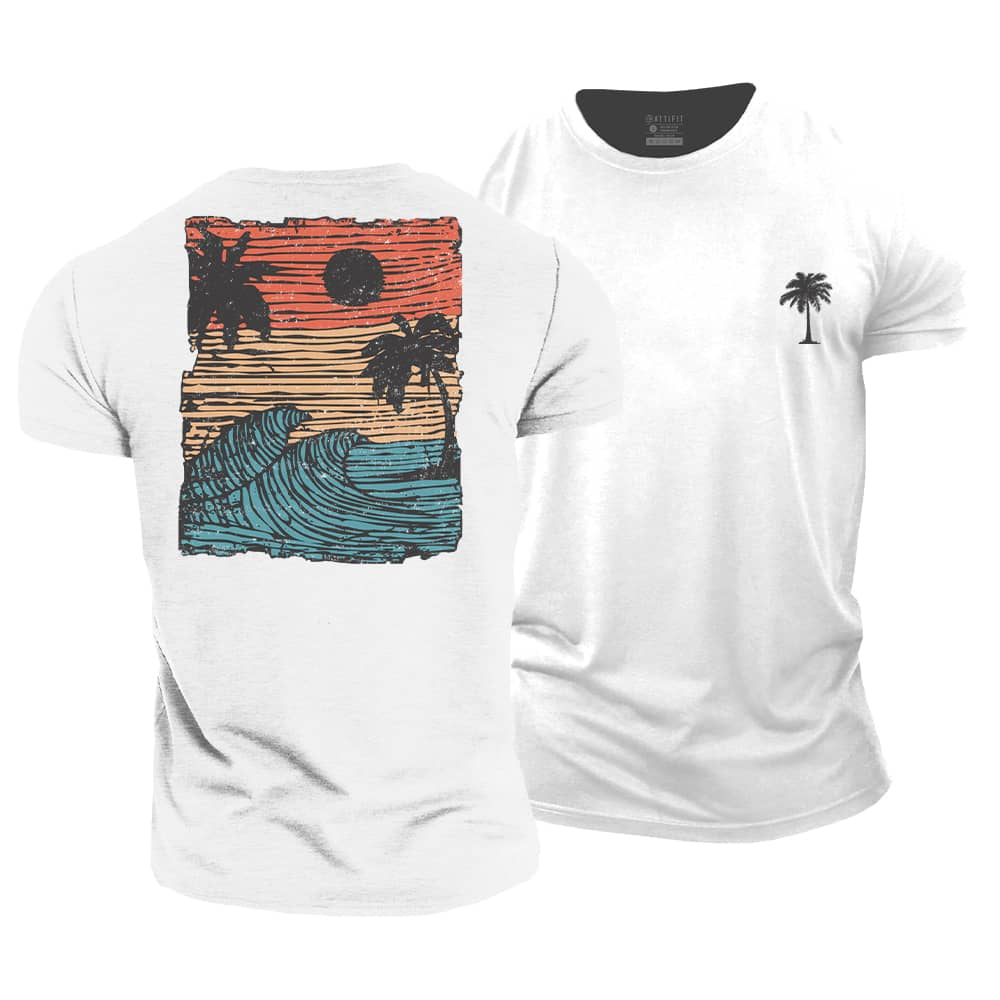 Sunset Break Cotton T-Shirt