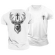St Hubert Deer Cotton T-Shirt