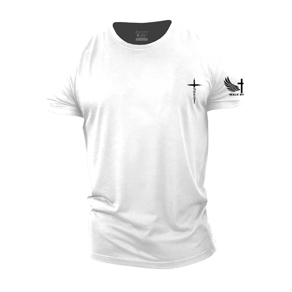 Mini Strength Cross Cotton T-Shirt