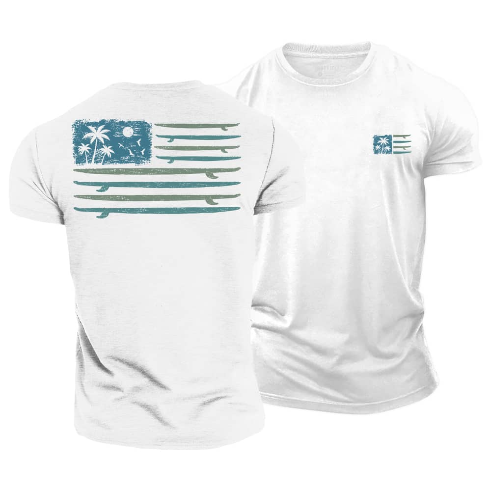Surf Flag Cotton T-Shirt