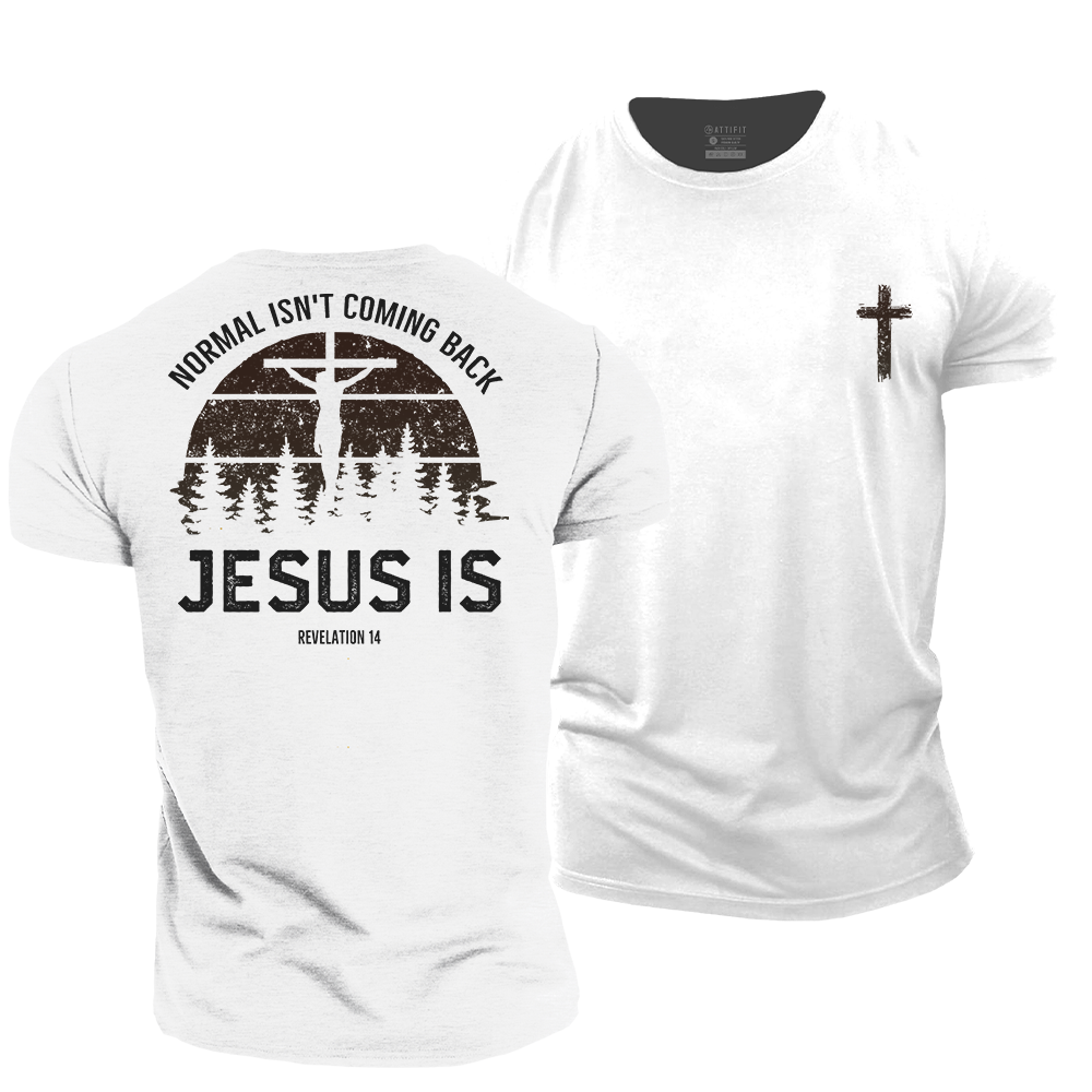Normal Isn't Coming Back, Jesus Is Cotton T-Shirt