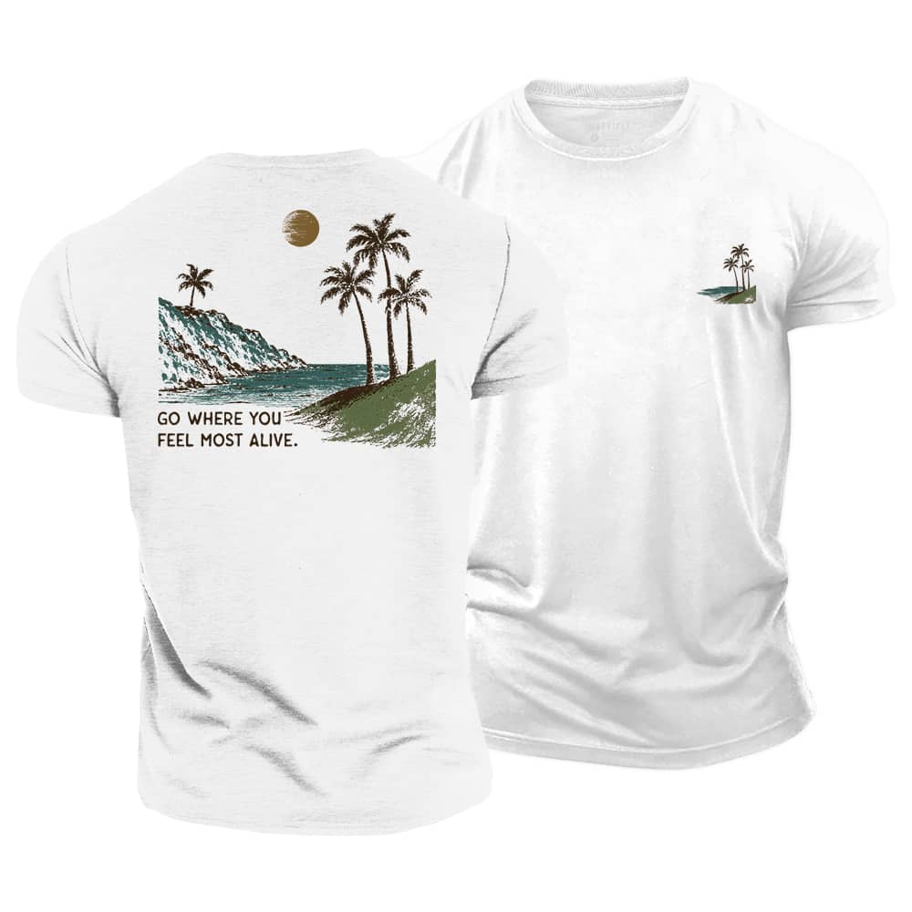 Feel Alive Cotton T-Shirt