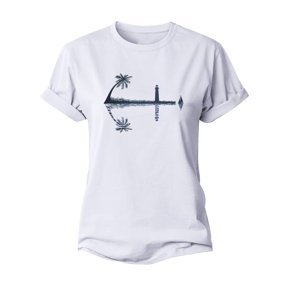 Palm Anchor Women's Cotton T-Shirt