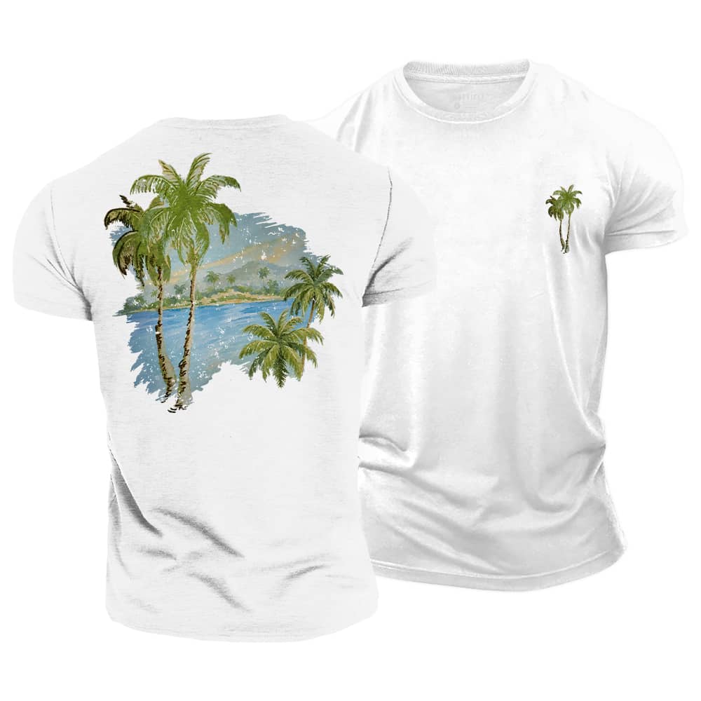 Island Brush Cotton T-Shirt