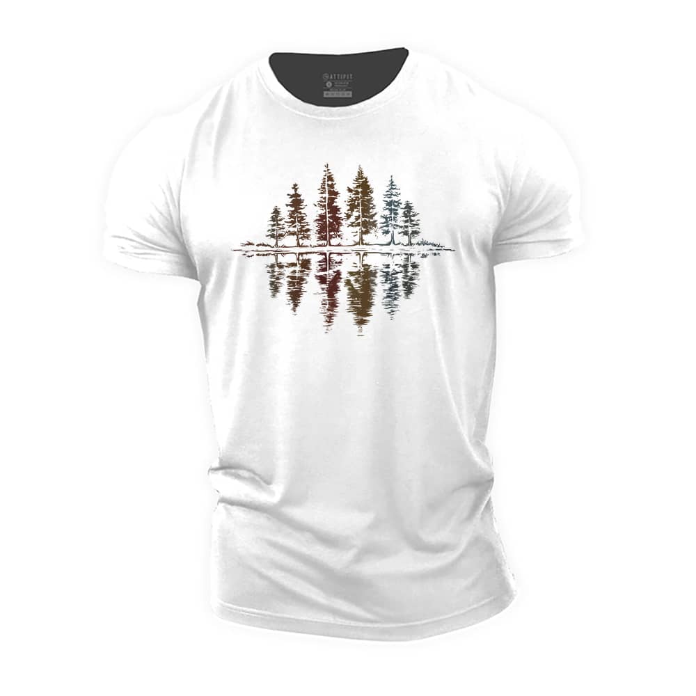 Forest Reflection Cotton T-Shirt