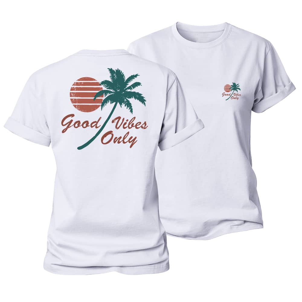 Good Vibes Only Women's Cotton T-Shirt
